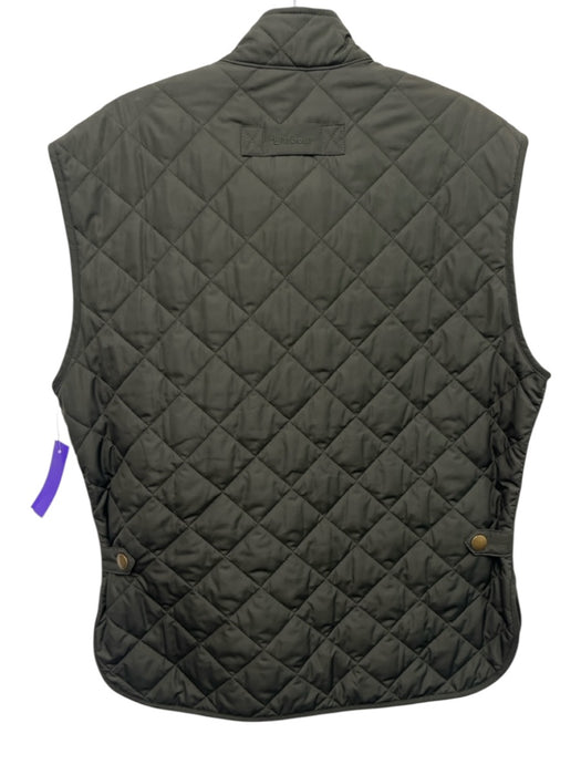 Barbour NWT Size L Green Synthetic Quilted Button Up Vest Men's Jacket Green / L