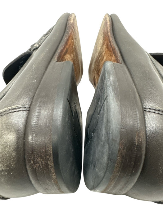 Ferragamo Shoe Size 9.5 AS IS Gray Leather Solid Dress Men's Shoes Gray / 9.5