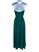 Kennedy Blue Size 4 Emerald Green Polyester Strapless Pleated Bust Back Zip Gown Emerald Green / 4