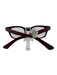 Caddis Dark Red Acetate Square Lens Readers Eyeglass Frames Dark Red