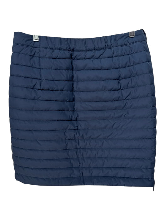 Jack Wolfskin Size M Navy Blue Polyester Puffer Zip Pockets Above Knee Skirt Navy Blue / M