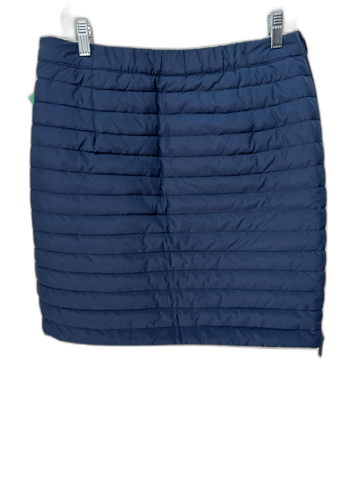 Jack Wolfskin Size M Navy Blue Polyester Puffer Zip Pockets Above Knee Skirt Navy Blue / M