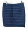 Jack Wolfskin Size M Navy Blue Polyester Puffer Zip Pockets Above Knee Skirt Navy Blue / M