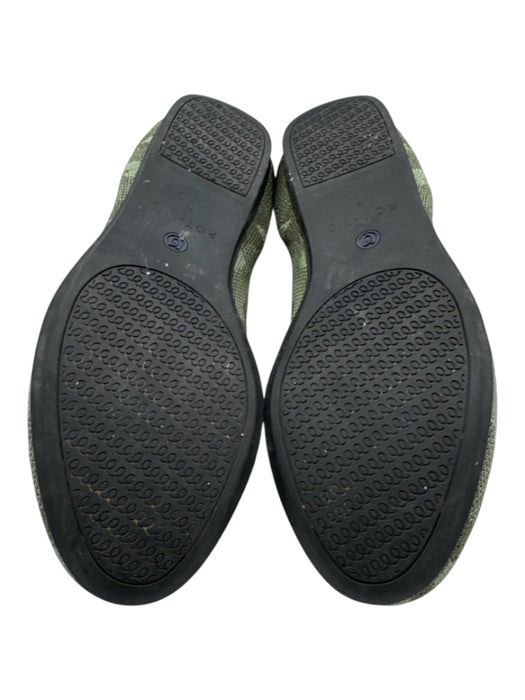Rothy's Shoe Size 7 Green Multi Synthetic Knit Round Toe Camoflage Flats Green Multi / 7