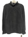 J Crew Size M Black Cotton Knit Boxy Turtleneck Ribbed Sweater Black / M