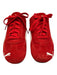 Puma Shoe Size 6 Red & White Suede Low Top Running Laces Sneakers Red & White / 6