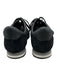 Alexander Wang Shoe Size 39 Black Leather Lace Up Low Top Fabric Block Sneakers Black / 39