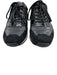 Alexander Wang Shoe Size 39 Black Leather Lace Up Low Top Fabric Block Sneakers Black / 39