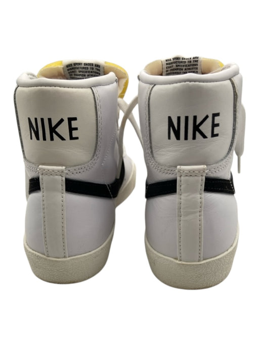 Nike Shoe Size 6 White & Black Leather Upper Suede Detail Swoosh Sneakers White & Black / 6