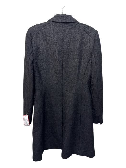 Elie Tahari Size XS Black Wool Blend Textured 3 Button Blazer Coat Black / XS