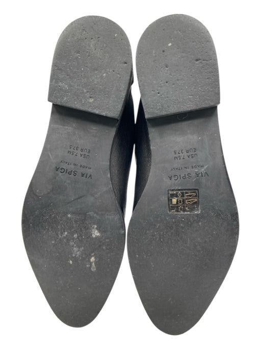 Via Spiga Shoe Size 38 Black Suede Upper Buckle Detail Solid Booties Black / 38