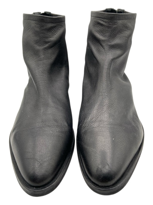 Via Spiga Shoe Size 38 Black Suede Upper Buckle Detail Solid Booties Black / 38