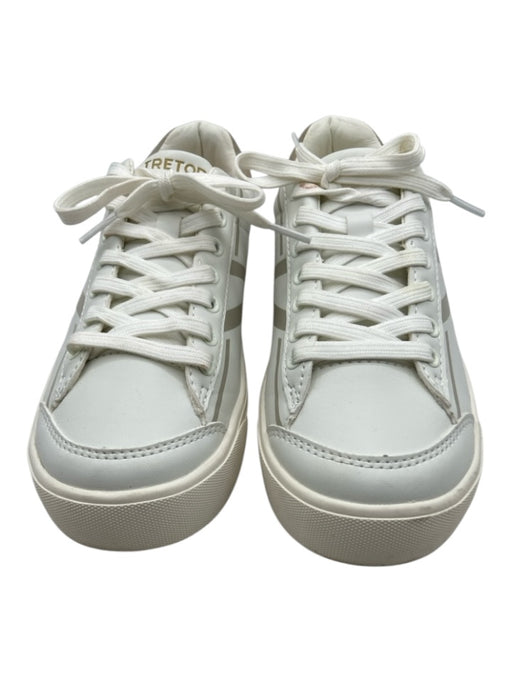 Tretorn Shoe Size 8 White Synthetic Lace Up Perforated Sneakers White / 8