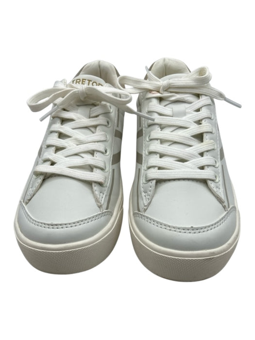 Tretorn Shoe Size 8 White Synthetic Lace Up Perforated Sneakers White / 8