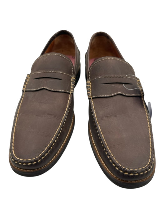 Peter Millar Shoe Size 11 AS IS Brown Leather Solid Dress Men's Shoes Brown / 11