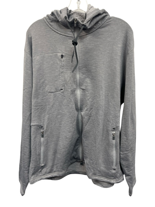 Peter Millar NWT Size XL Gray Polyester Heathered Hoodie Men's Jacket Gray / XL