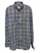 Peter Millar NWT Size L White & Multi Cotton Plaid Button Down Long Sleeve Shirt White & Multi / L