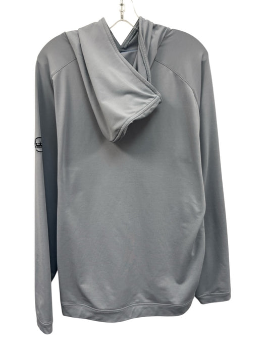 Peter Millar Size XL Gray Polyester Solid Hoodie Men's Jacket Gray / XL