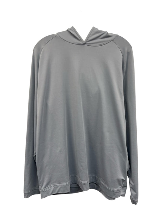 Peter Millar Size XL Gray Polyester Solid Hoodie Men's Jacket Gray / XL