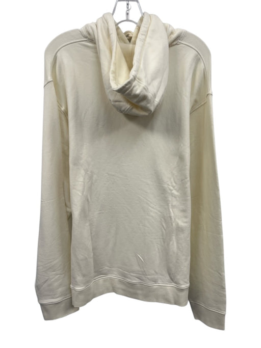 Peter Millar NWT Size XL Cream Cotton Blend Solid Hoodie Men's Jacket Cream / XL