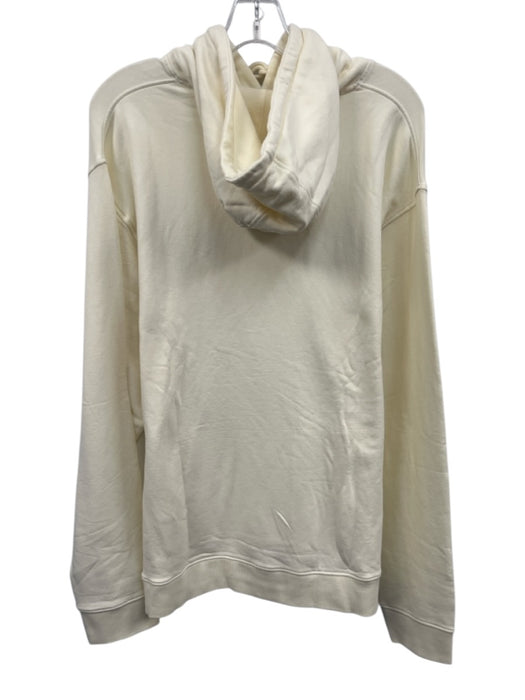 Peter Millar NWT Size XL Cream Cotton Blend Solid Hoodie Men's Jacket Cream / XL