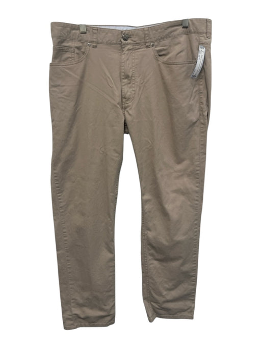 Peter Millar Size 36 Beige Cotton Solid Men's Pants Beige / 36