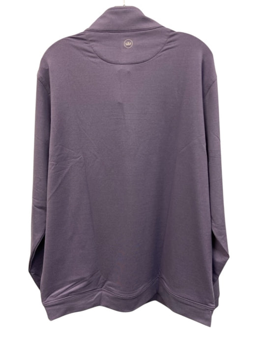 Peter Millar NWT Size XL Purple Synthetic Heathered Athleisure Long Sleeve Shirt Purple / XL
