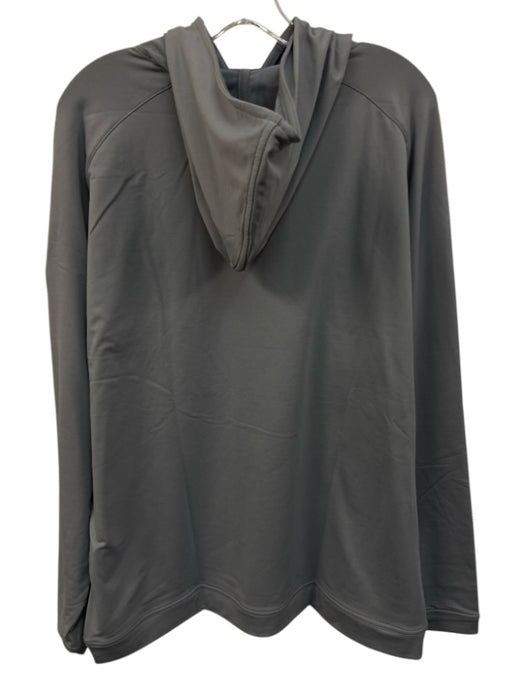 Peter Millar NWT Size XL Gray Synthetic Solid Athletic Hoodie Long Sleeve Shirt Gray / XL