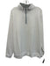 Peter Millar NWT Size XL White Synthetic Solid Quarter Zip Long Sleeve Shirt White / XL