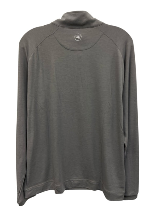 Peter Millar NWT Size XL Gray Synthetic Heathered Athletic Long Sleeve Shirt Gray / XL