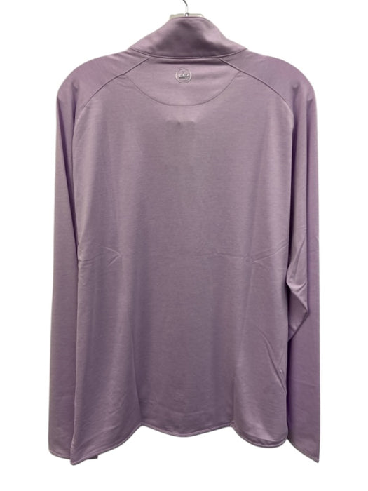 Peter Millar NWT Size XL Purple Synthetic Heathered Athletic Long Sleeve Shirt Purple / XL