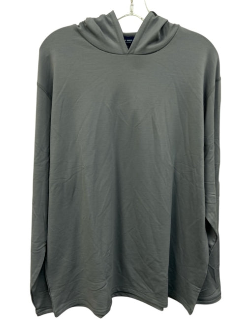Peter Millar NWT Size XL Gray Synthetic Solid Athletic Hoodie Long Sleeve Shirt Gray / XL