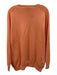 Peter Millar NWT Size XL Orange Cotton Blend Solid Knit Crew Men's Sweater Orange / XL