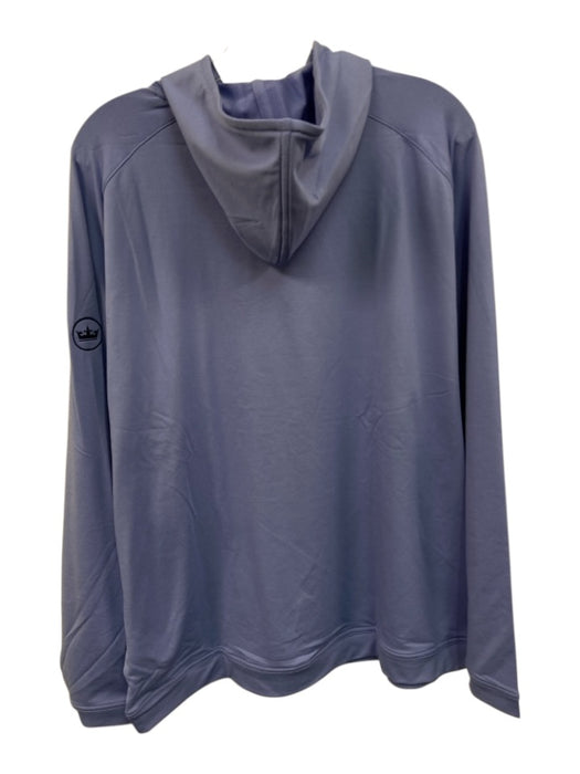 Peter Millar NWT Size XL Blue Synthetic Solid Hoodie Men's Long Sleeve Shirt Blue / XL