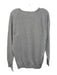 Peter Millar Size L Gray Cotton Blend Solid Knit Crew Men's Sweater Gray / L
