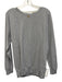 Peter Millar Size L Gray Cotton Blend Solid Knit Crew Men's Sweater Gray / L