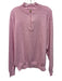 Peter Millar NWT Size L Pink Wool Blend Solid Quarter Zip Men's Sweater Pink / L