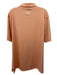 Peter Millar Size L Orange Synthetic Solid Polo Men's Short Sleeve Orange / L