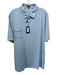 Peter Millar NWT Size XL Light Blue & Blue Print Synthetic Dots Short Sleeve Light Blue & Blue Print / XL