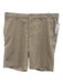 Peter Millar Size 34 Beige Synthetic Solid Athletic Khakis Men's Shorts Beige / 34