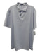 Peter Millar NWT Size XL Pink & Blue Synthetic Striped Polo Men's Short Sleeve Pink & Blue / XL