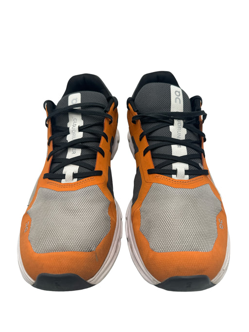 On Cloud Shoe Size 12 Orange & Gray Synthetic Laces Men's Shoes 12