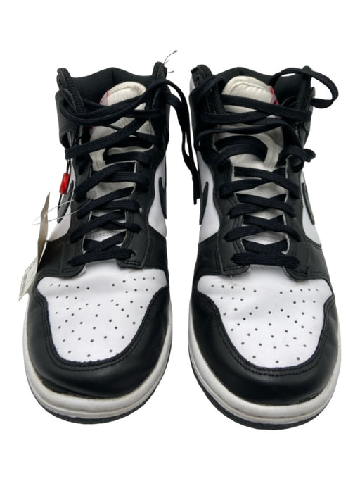 Nike Shoe Size 8.5 White & Black Leather High Top Sneakers White & Black / 8.5