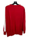 Givenchy Size S Red & White Cotton Solid Crewneck Men's Sweatshirt S