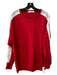 Givenchy Size S Red & White Cotton Solid Crewneck Men's Sweatshirt S