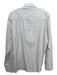 Theory Size XL White & Black Squares Button Down Front Men's Long Sleeve Shirt XL