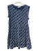 Maeve Size XL Navy Blue & White Cotton & Polyester Sleeveless Circles Dress Navy Blue & White / XL