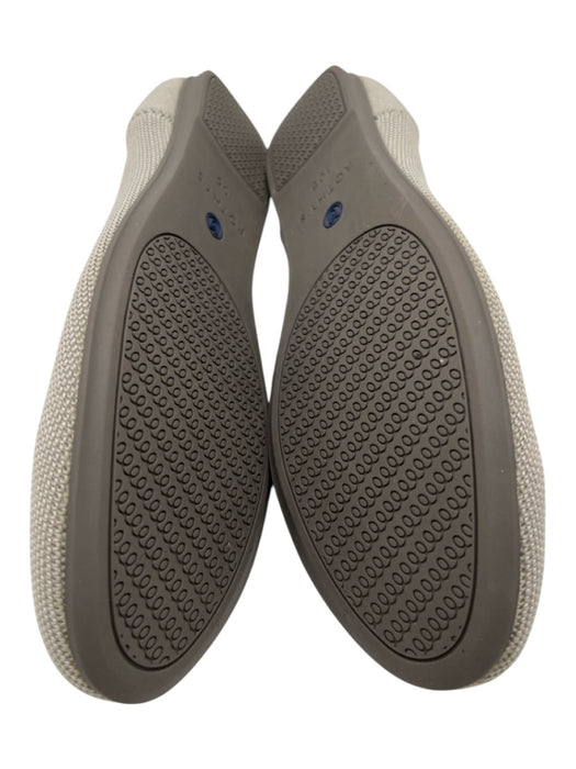 Rothy's Shoe Size 10.5 Gray Canvas Slip On Round Toe Flats Gray / 10.5