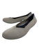 Rothy's Shoe Size 10.5 Gray Canvas Slip On Round Toe Flats Gray / 10.5