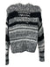 Free People Size XS Black, Gray, White Acrylic Blend Open Knit Cardigan Black, Gray, White / XS